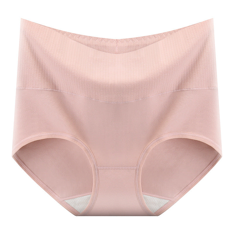 New traceless high waist abdominal panties female cotton cotton antibacterial crotch buttocks pants girls section pants
