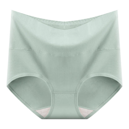 New traceless high waist abdominal panties female cotton cotton antibacterial crotch buttocks pants girls section pants