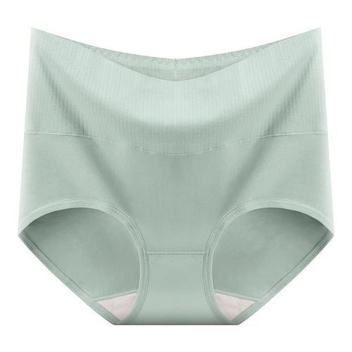 New traceless high waist abdominal panties female cotton cotton antibacterial crotch buttocks pants girls section pants